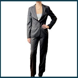 Women's Gray Blazer and Pants Suit